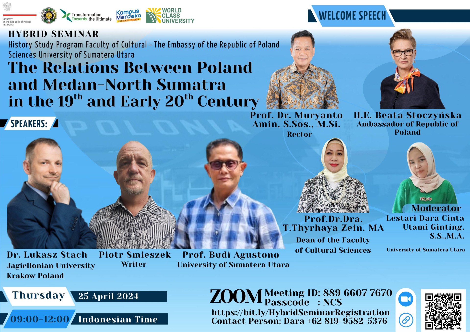 Hybrid Seminar Program Studi Ilmu Sejarah FIB USU